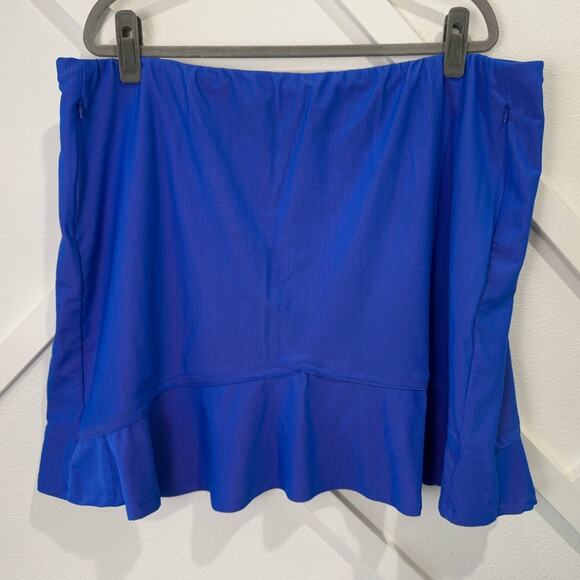 Tail White Label Blue and Red Ribbed Golfing Tennis Activewear Skort Size 2X - Picture 1 of 11